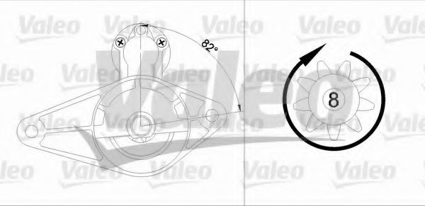 Стартер VALEO 455600