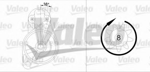 Стартер VALEO 455608