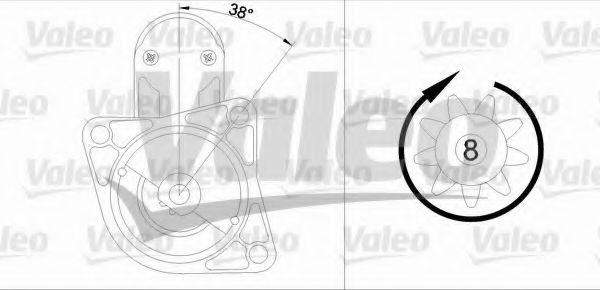 Стартер VALEO 455609