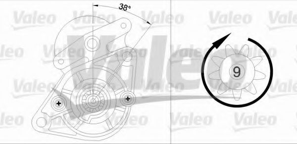 Стартер VALEO 455638