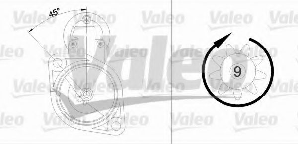 Стартер VALEO 455676