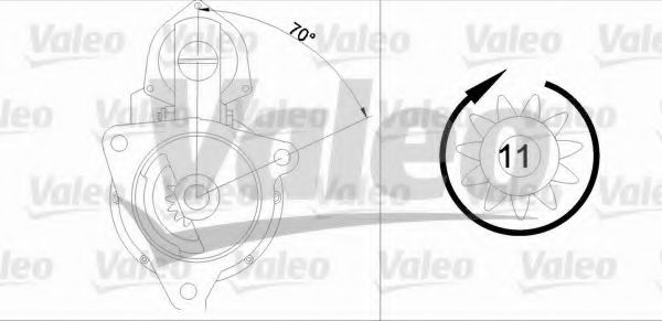 Стартер VALEO 455733