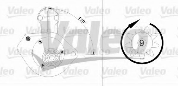 Стартер VALEO 455743