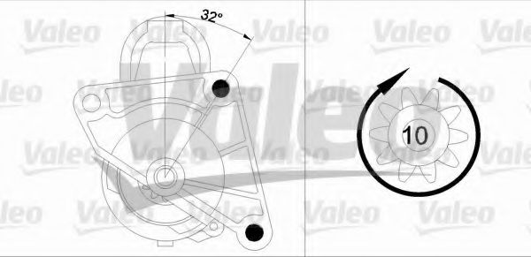 Стартер VALEO 455745