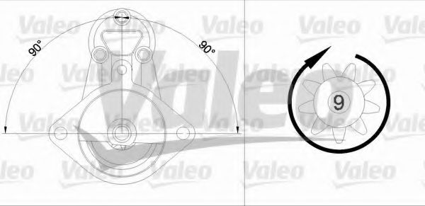Стартер VALEO 455889
