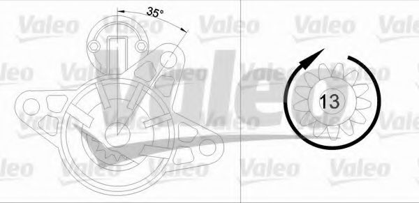 Стартер VALEO 455895