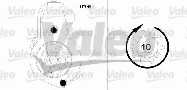Стартер VALEO 455948