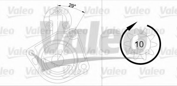 Стартер VALEO 458116