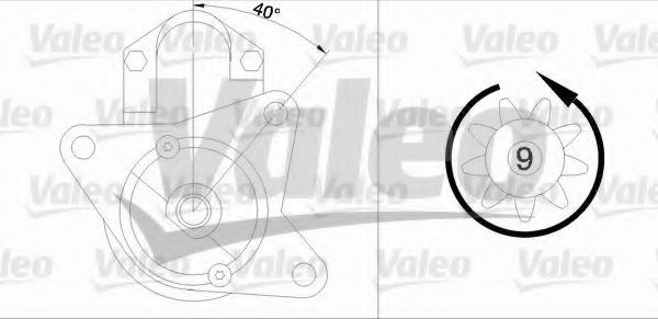 Стартер VALEO 458168