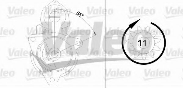 Стартер VALEO 458174