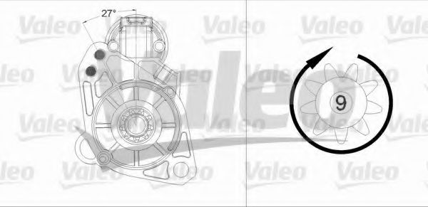 Стартер VALEO 458186
