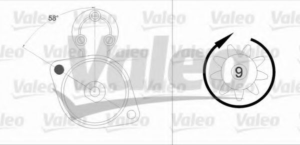 Стартер VALEO 458211