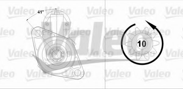 Стартер VALEO 458215