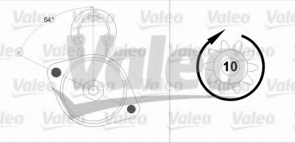 Стартер VALEO 458220