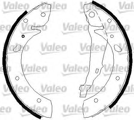 Тормозные колодки барабанные VALEO 562773
