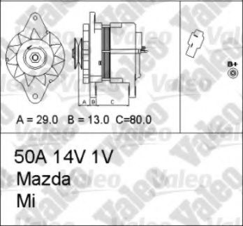 Генератор valeo 436549