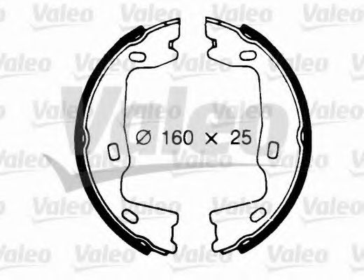 Тормозные колодки барабанные VALEO 562572