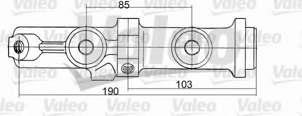 Главный тормозной цилиндр VALEO 350680