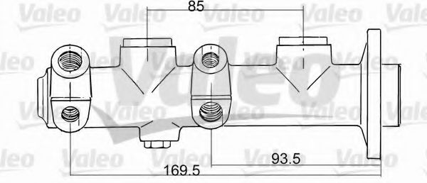 Главный тормозной цилиндр VALEO 350710
