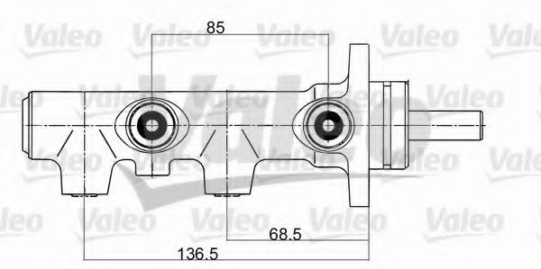 Главный тормозной цилиндр VALEO 350681