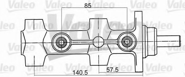 Главный тормозной цилиндр VALEO 350516