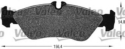Тормозные колодки VALEO 598046