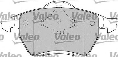 Тормозные колодки VALEO 598489