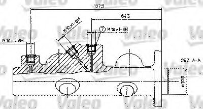 Главный тормозной цилиндр VALEO 350584