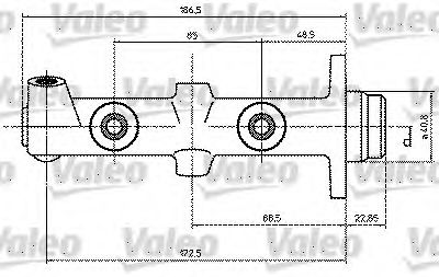Главный тормозной цилиндр VALEO 350686
