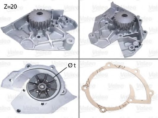 Водяной насос VALEO 506291