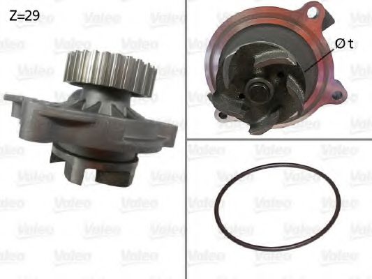 Водяной насос VALEO 506336