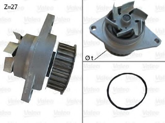Водяной насос VALEO 506385