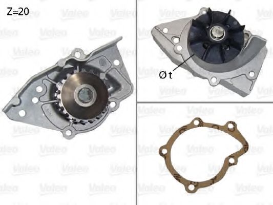 Водяной насос VALEO 506574