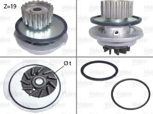 Водяной насос VALEO 506648