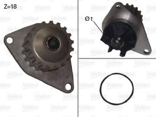 Водяной насос VALEO 506721