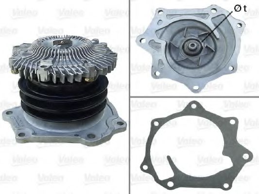 Водяной насос VALEO 506782