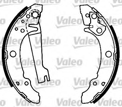 Тормозные колодки барабанные VALEO 562020