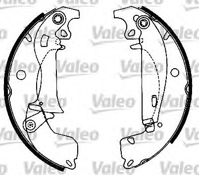 Тормозные колодки барабанные VALEO 562045