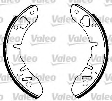 Тормозные колодки барабанные VALEO 562047