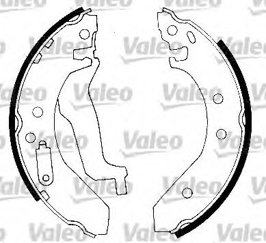 Тормозные колодки барабанные VALEO 562087