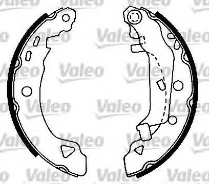 Тормозные колодки барабанные VALEO 554721