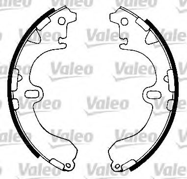 Тормозные колодки барабанные VALEO 553891