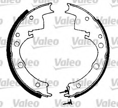 Тормозные колодки барабанные VALEO 562594