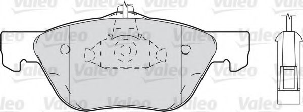 Тормозные колодки VALEO 598308