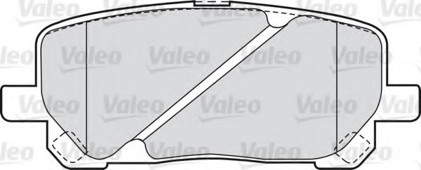 Тормозные колодки VALEO 598541