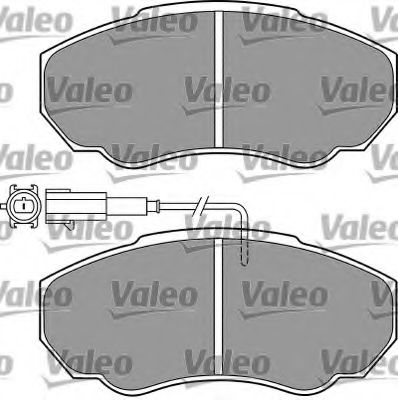 Тормозные колодки VALEO 598568
