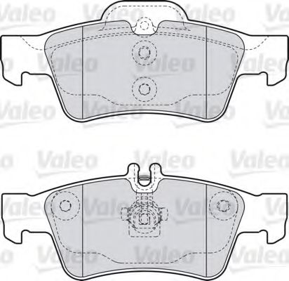 Тормозные колодки VALEO 598637