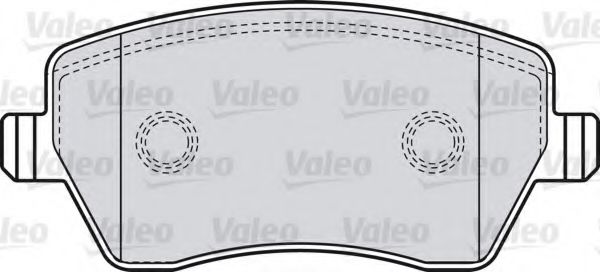 Тормозные колодки VALEO 598641