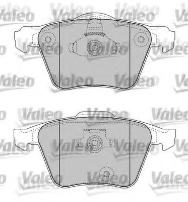 Тормозные колодки VALEO 598657