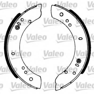 Тормозные колодки барабанные VALEO 562035 Тормозные колодки барабанные VALEO 562035